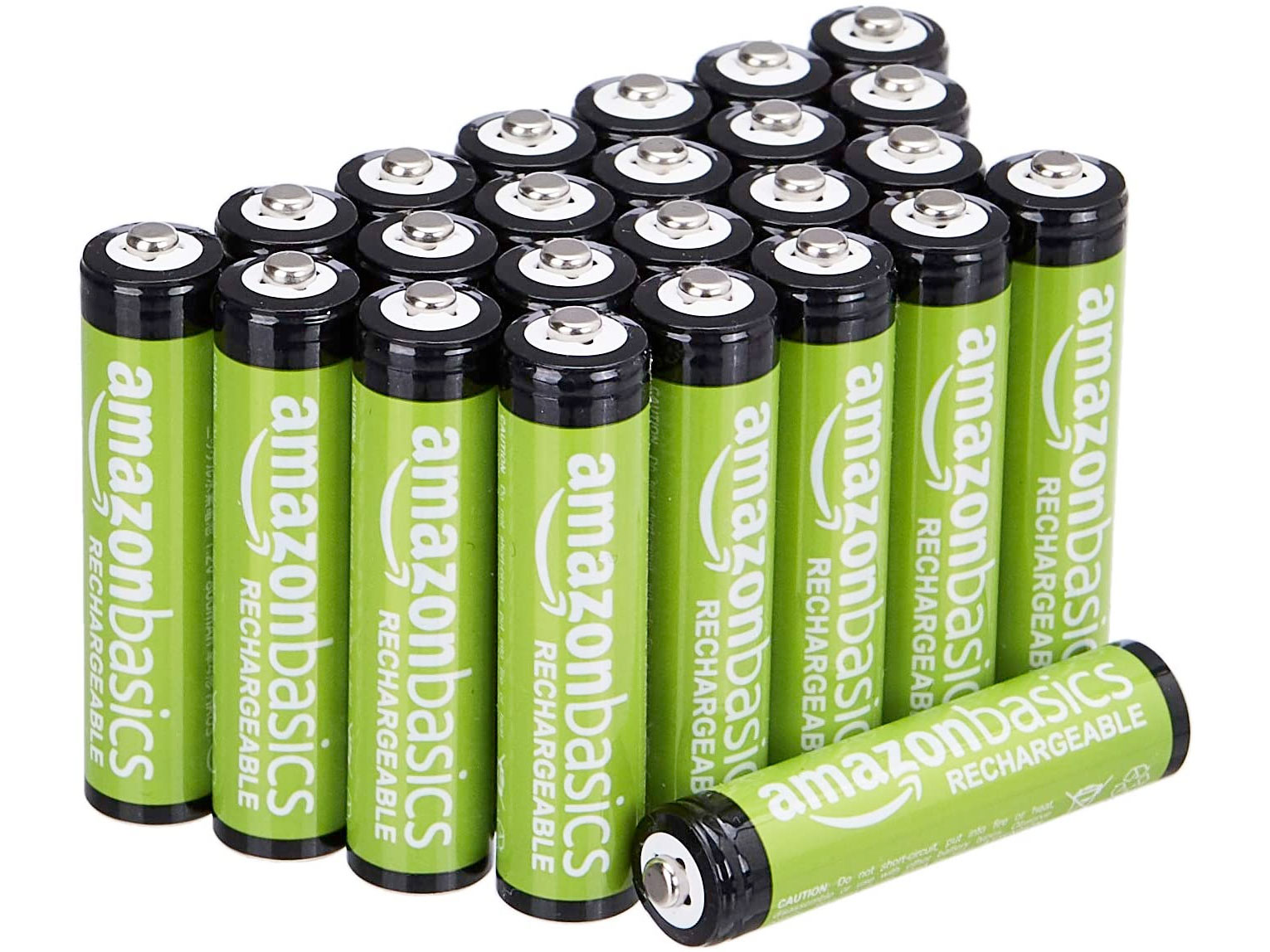 Amazon Basics AAA Rechargeable Batteries (24 Pack)只賣$19.94(只限Amazon Prime會員)