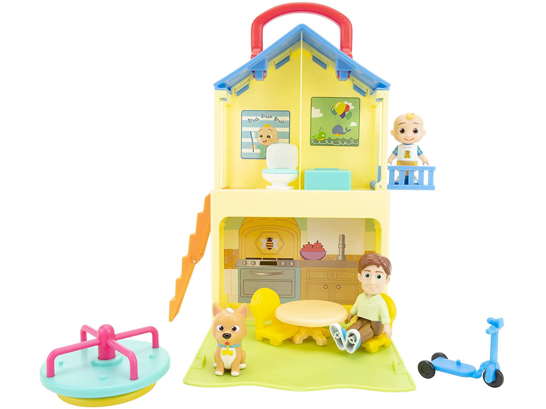 Amazon：CoComelon Deluxe Pop n’ Play House只卖$27.29
