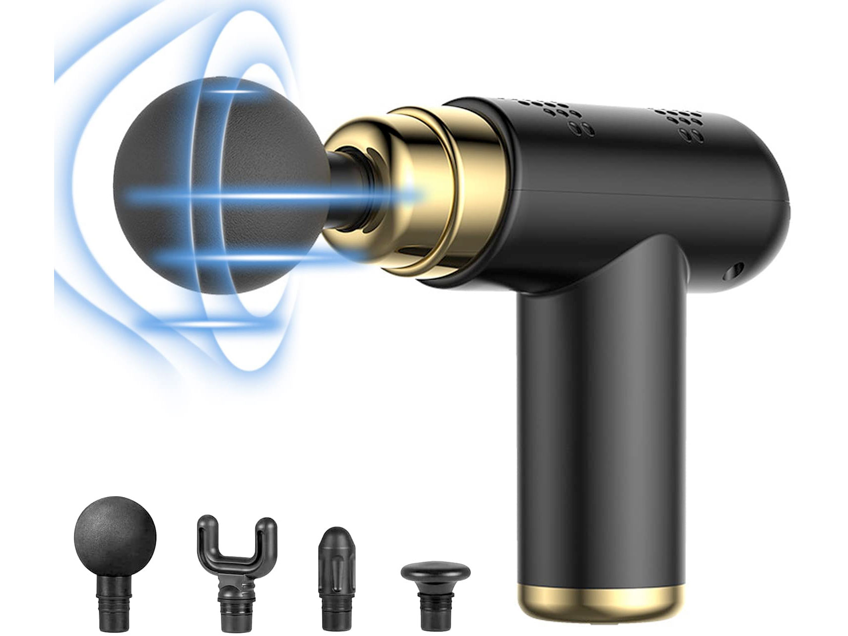 Amazon：Mini Massage Gun (4 Massage Heads)只賣$38.98