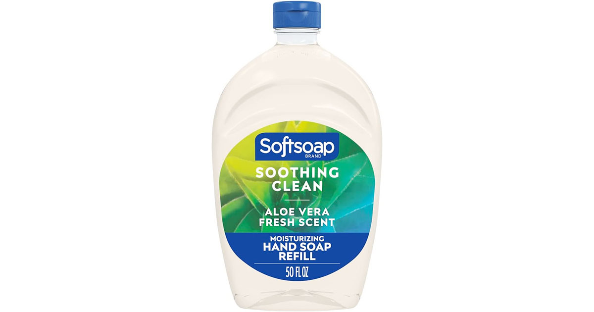 Amazon：Softsoap Moisturizing Liquid Hand Soap Refill (1.47L)只卖$5.47