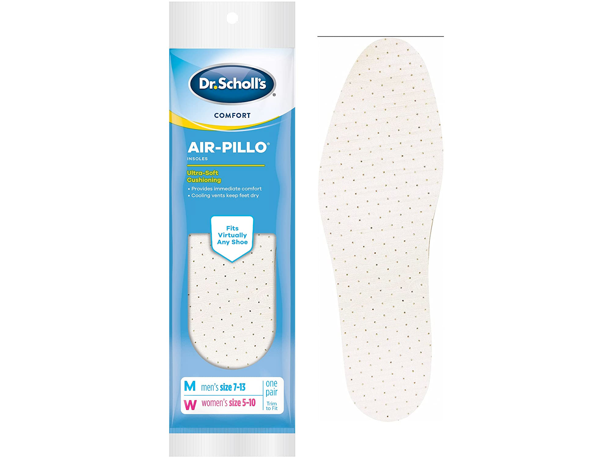 Amazon：Dr. Scholl’s Comfort Air-Pillo Insoles只卖$3.43