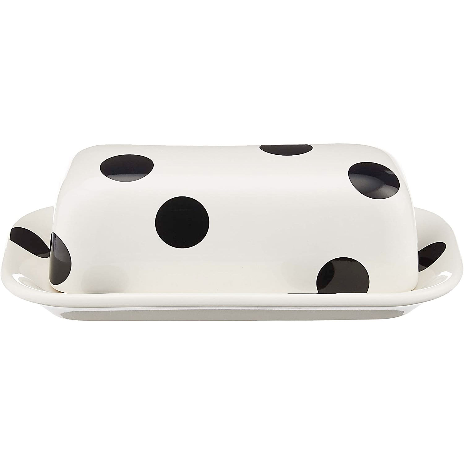 Amazon：Kate Spade Deco Dot Covered Butter Dish只賣$8.96