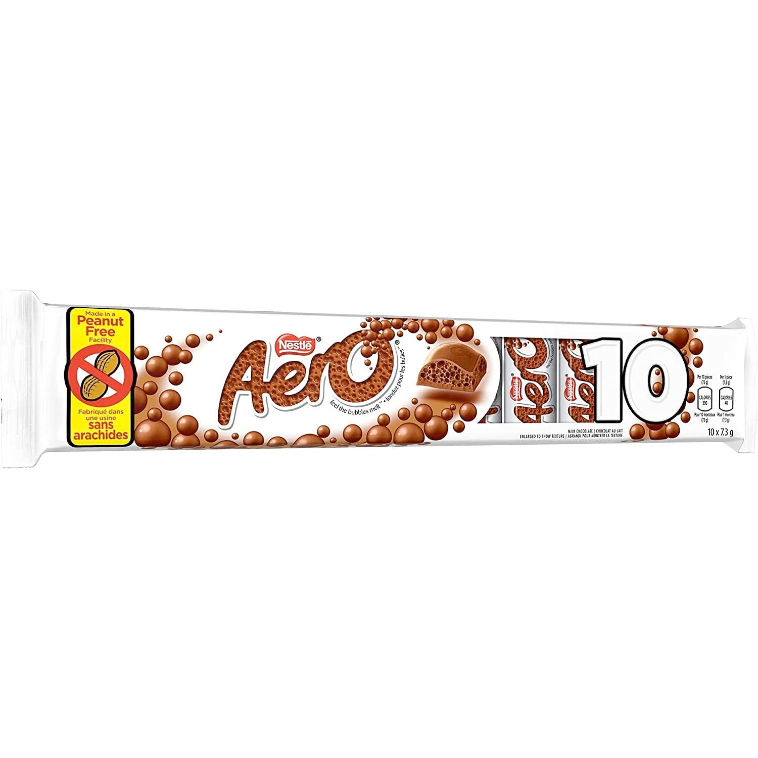 Amazon：AERO Milk Chocolate Mini Bars (10 x 7.3g)只賣$2