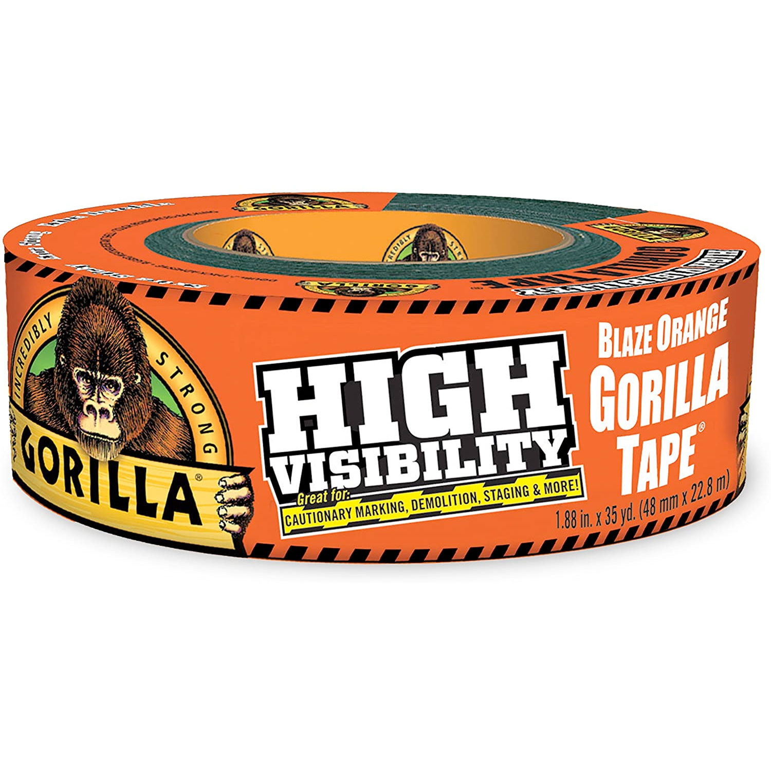 Amazon：Gorilla High Visibility Duct Tape (1.88 in x 35 yd)只賣$14.27