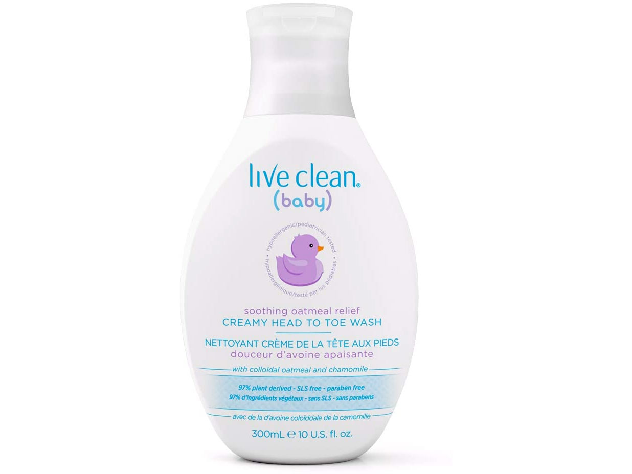 Amazon:Live Clean Baby Creamy Head-to-Toe Wash (300ml)只賣$3