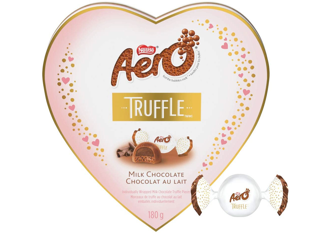 Amazon：Nestlé Aero Truffle Milk Chocolate (180g)只賣$5.95