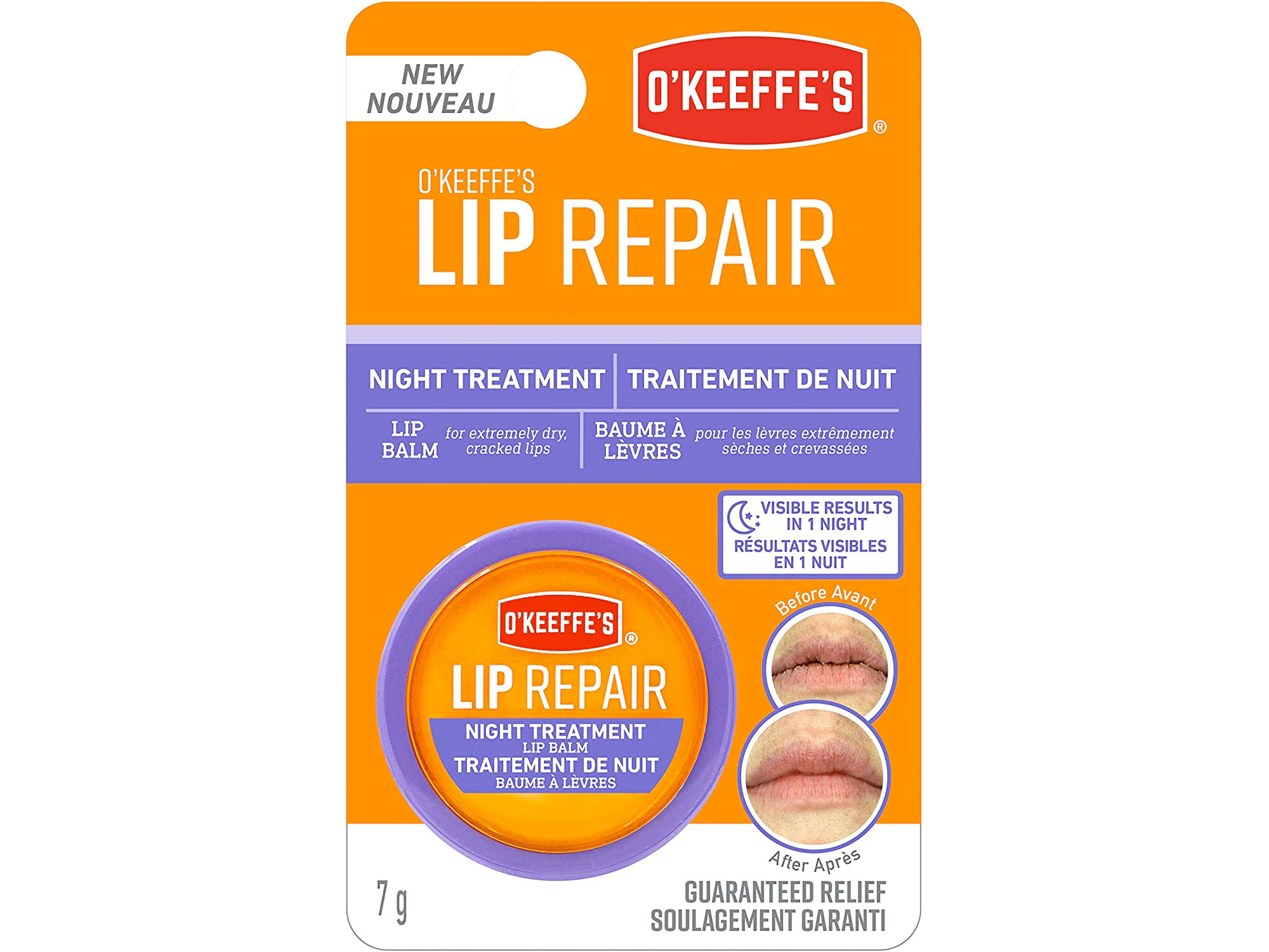 Amazon：O’Keeffe’s Lip Repair Night Treatment (7g)只賣$4