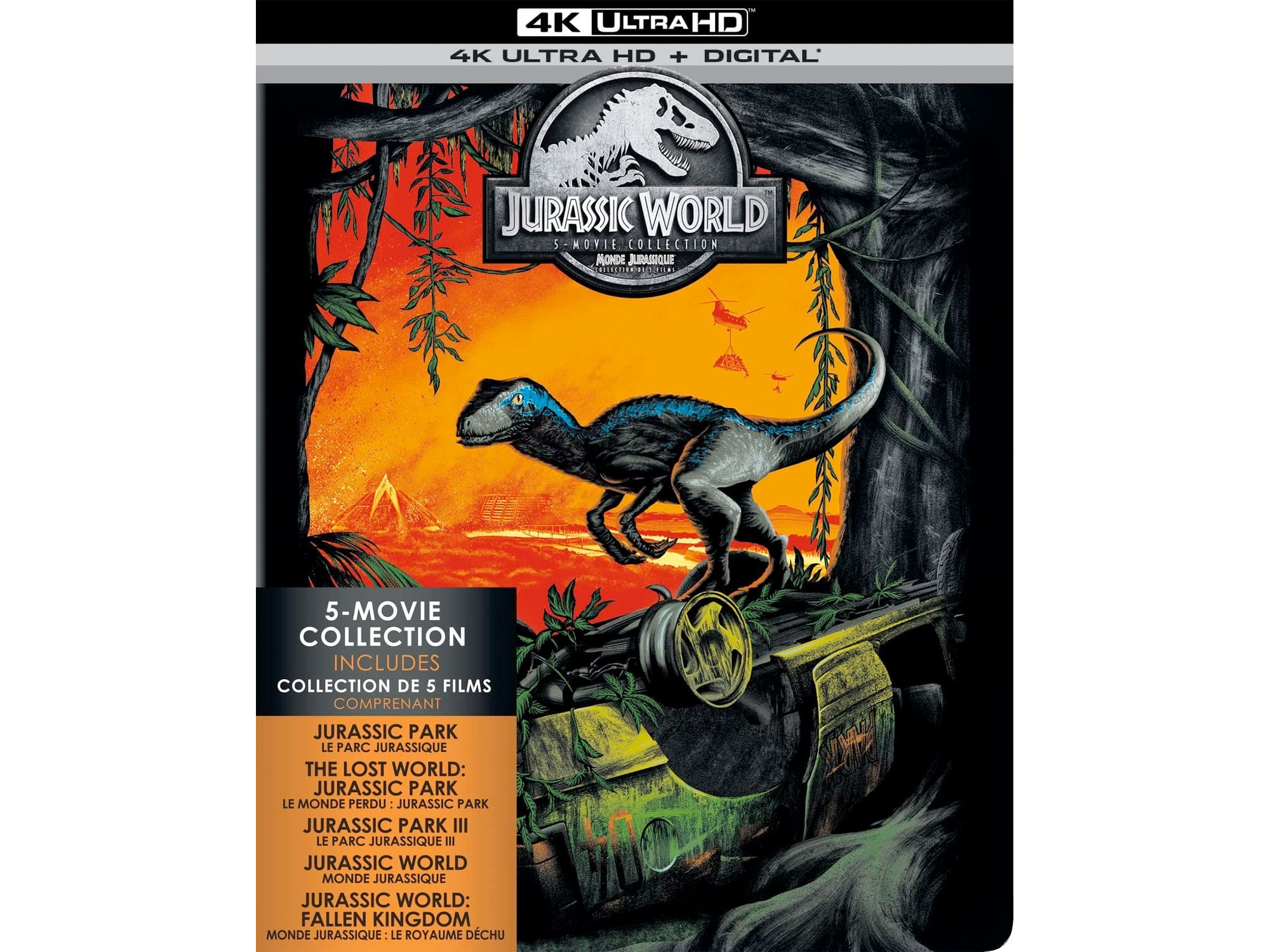 Amazon：Jurassic 5-Movie Blu-ray Collection只賣$54.99