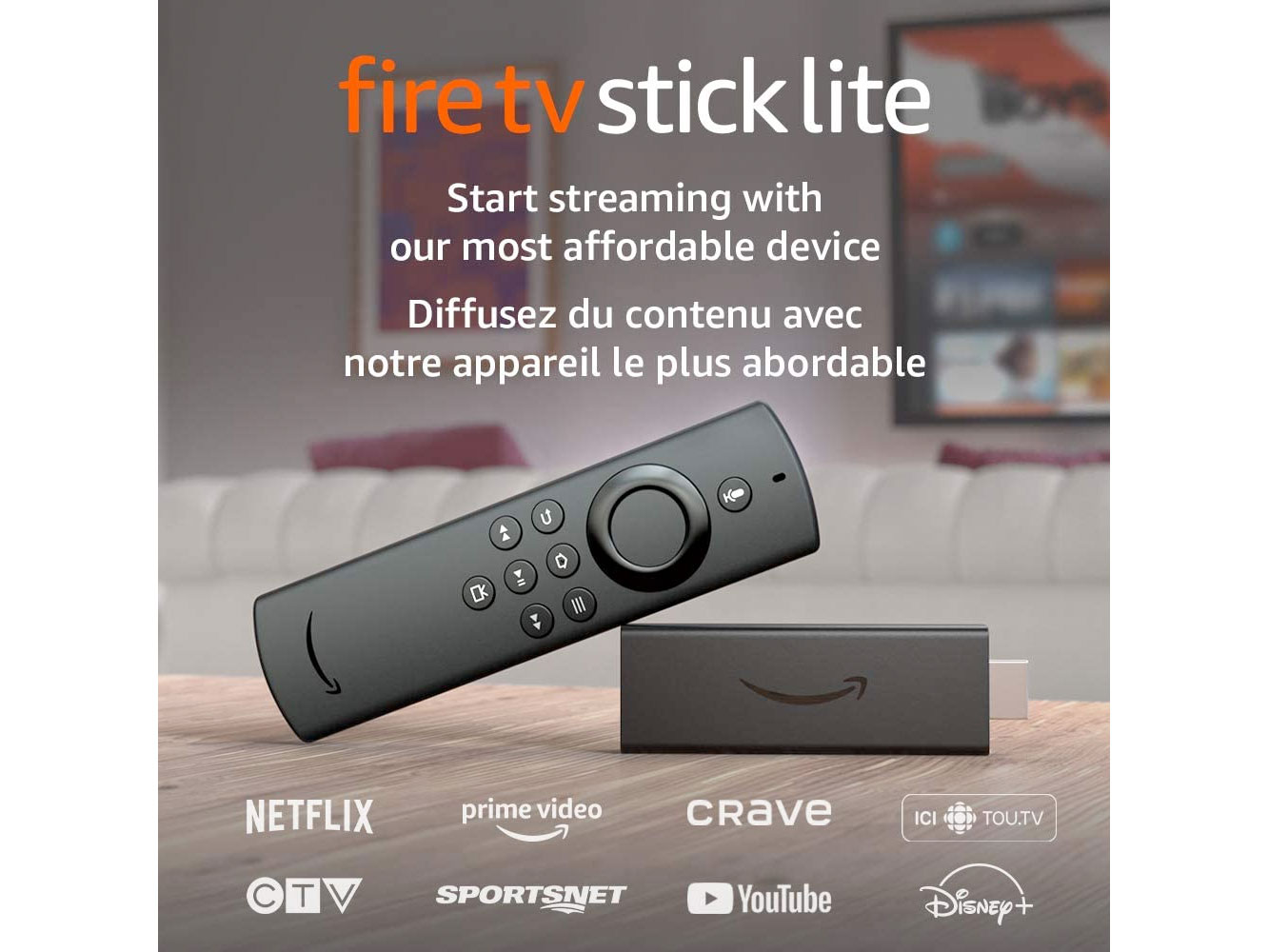 Amazon：Fire TV Stick Lite with Alexa Voice Remote Lite只賣$16.99(只限Amazon Prime會員)