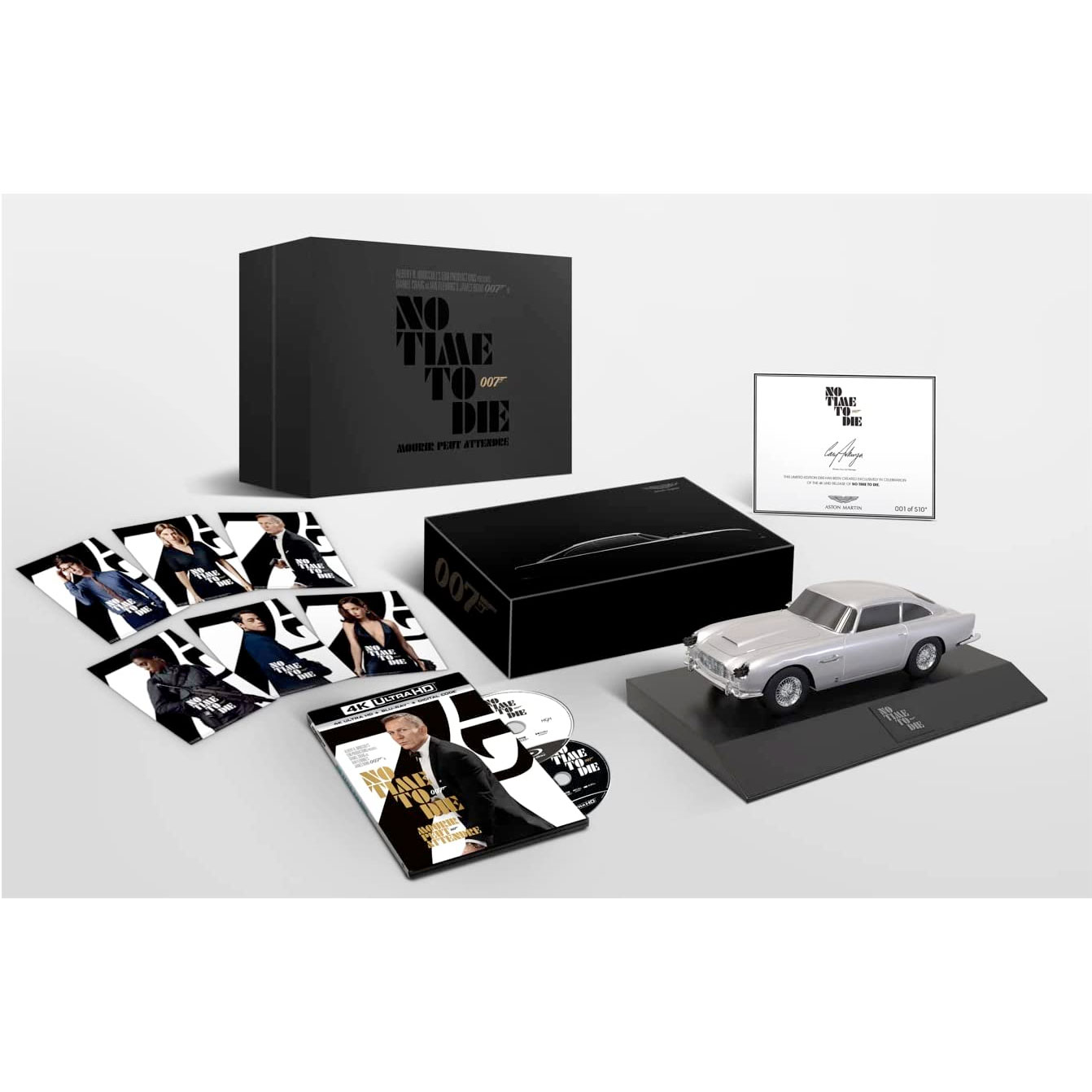 Amazon：No Time to Die Limited Edition 4K Ultra HD + Blu-ray Premium Gift Set 只賣$149.99