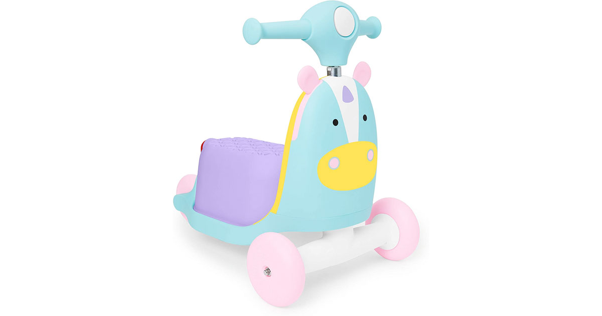Amazon：Skip Hop 3-in-1 Baby Activity Push Walker to Toddler Scooter只賣$62.99(只限Amazon Prime會員)