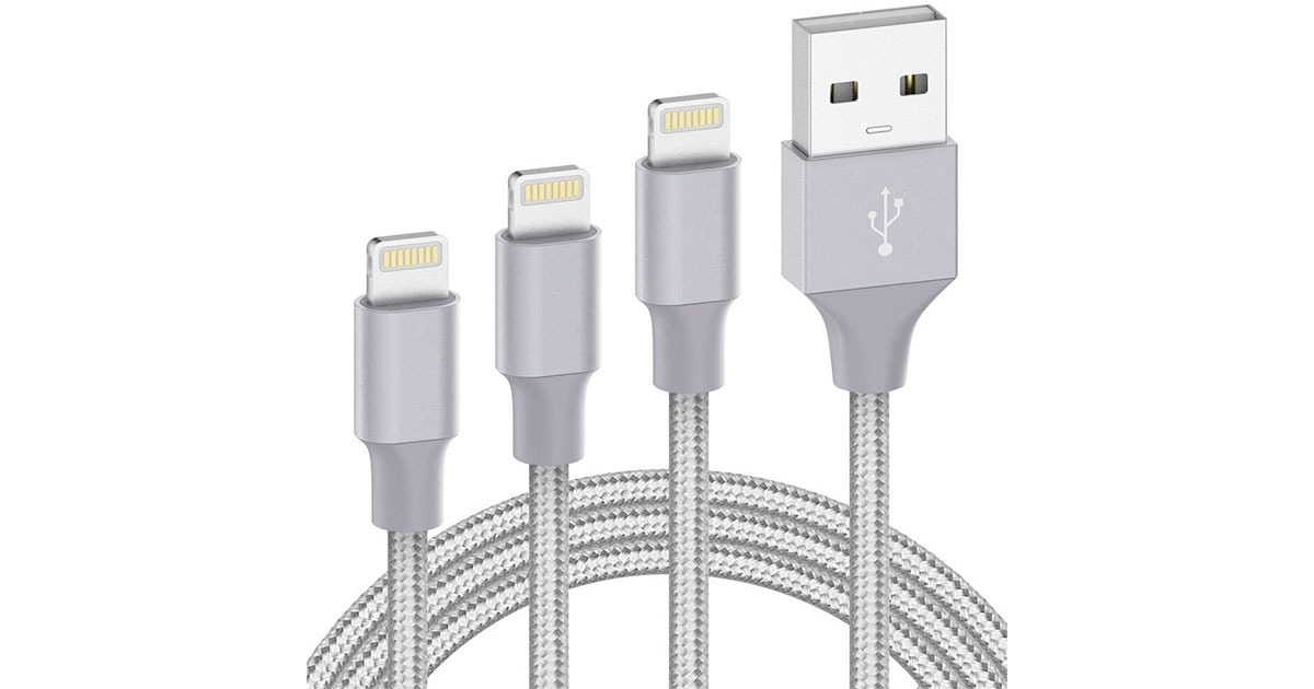 Amazon：Lightning Cable (3 Pack)只賣$6.99