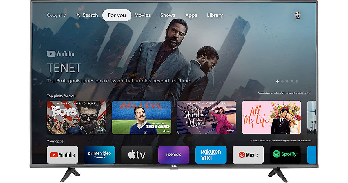 Amazon：TCL 55″ 4K Ultra HD Smart TV電視只賣$376.87
