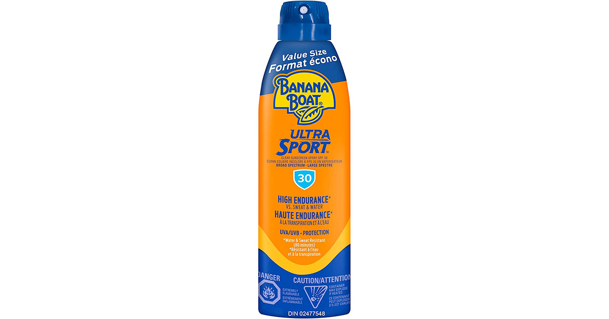 Amazon：Banana Boat Ultra Sport Sunscreen Spray (226g)只賣$7.97