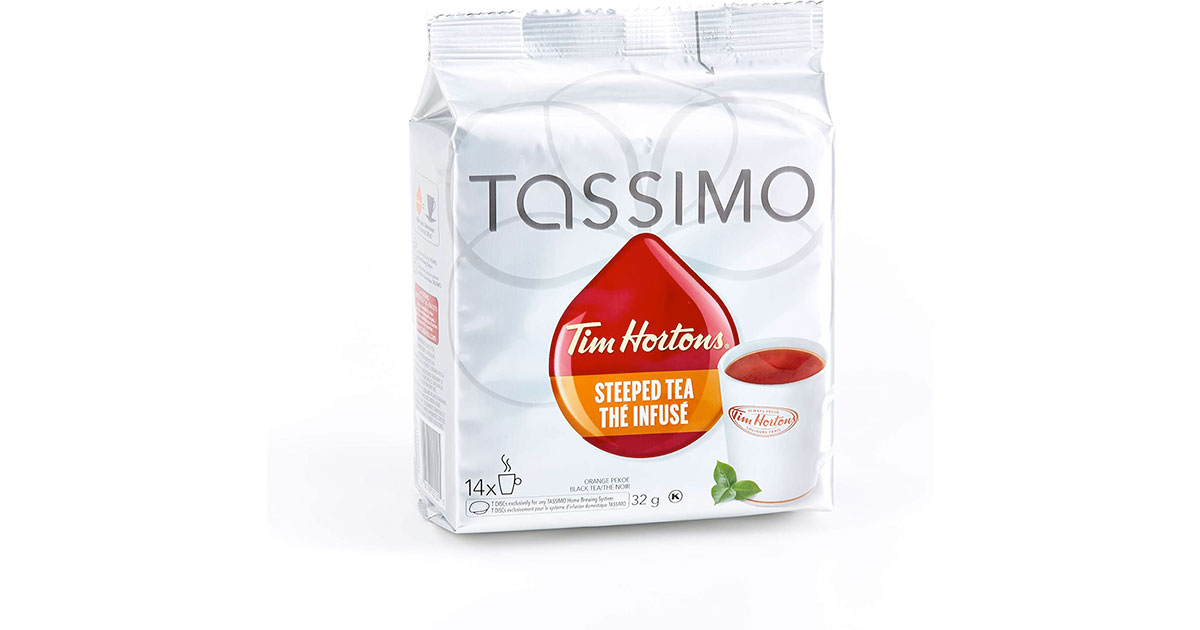 Amazon：Tassimo Tim Hortons Orange Pekoe Tea Single Serve T-Discs (14 T-Discs)只賣$2.50