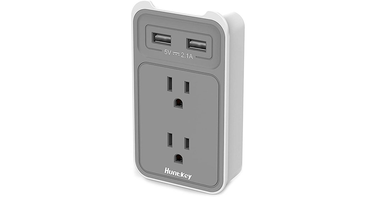 Amazon：Multi Plug Outlet Extender with USB只賣$8.99