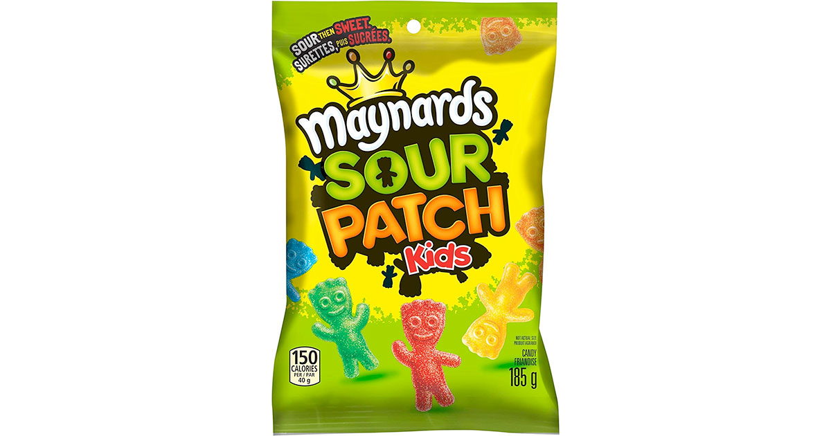 Amazon：Maynards Sour Patch Kids Candy (185g)只賣$1.72