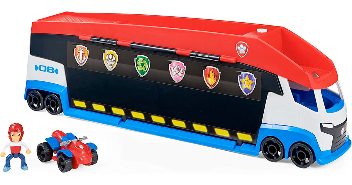 Amazon：PAW Patrol Transforming PAW Patroller with Ryder Action Figure and ATV Toy Car只卖$49.97