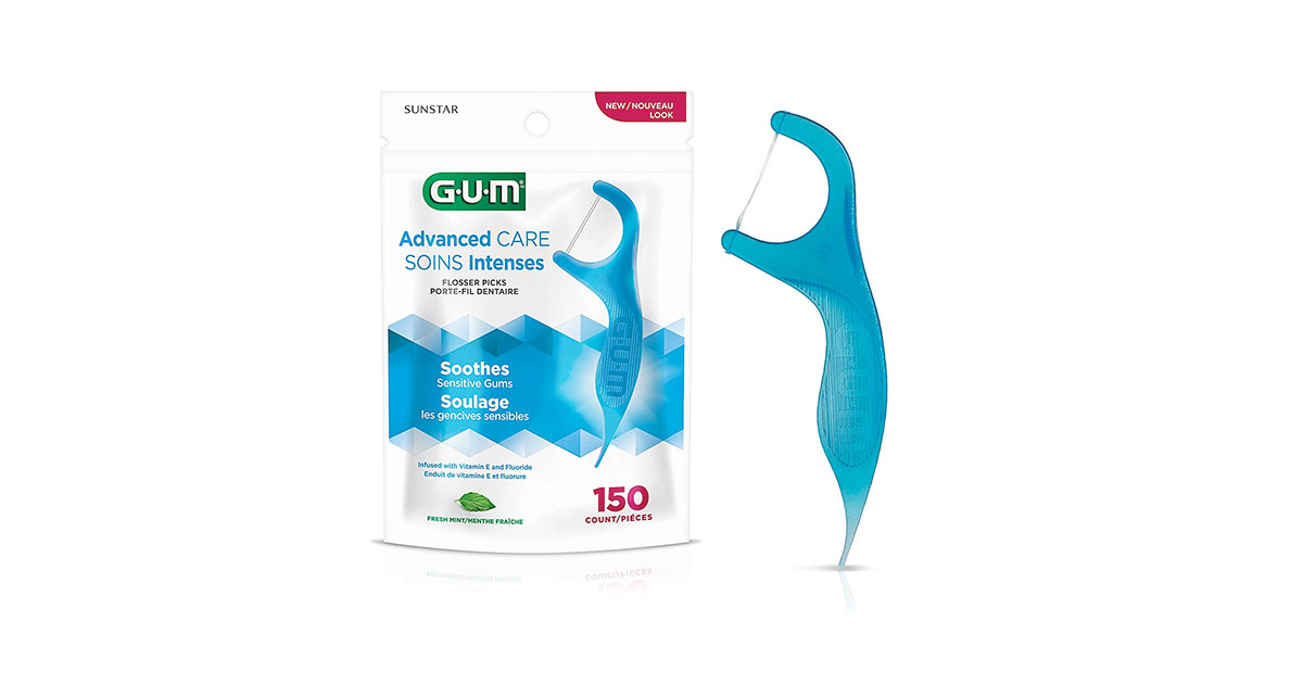 Amazon：GUM Advanced Care Flossers (150 Count)只賣$4.92