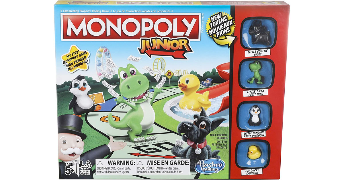 Amazon：Hasbro Monopoly Junior Game只賣$15.39