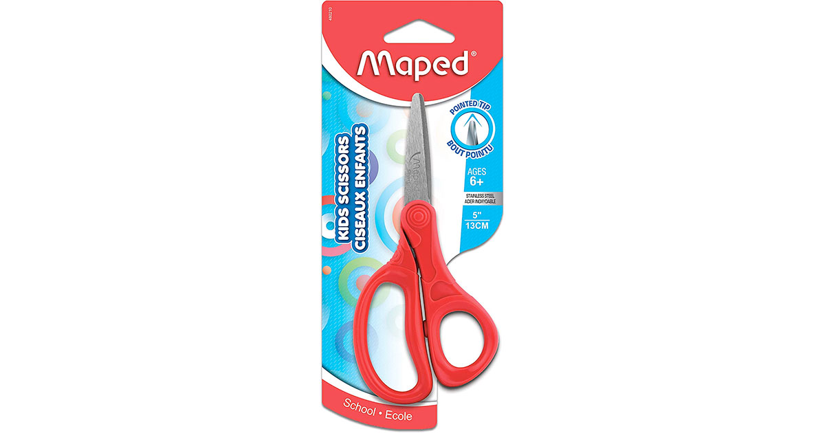 Amazon：Maped Essentials Kids Scissors (5 Inch)只賣$0.87