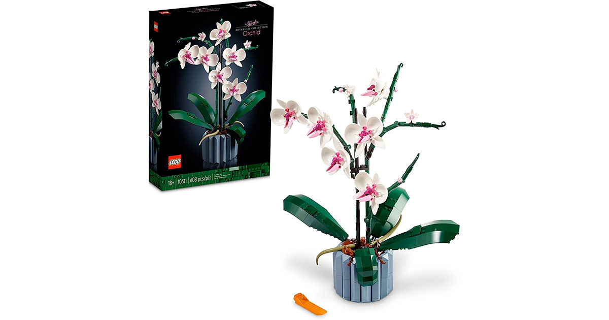 Amazon：LEGO Orchid 10311 Plant Decor Building Set (608 pcs)只賣$59.99