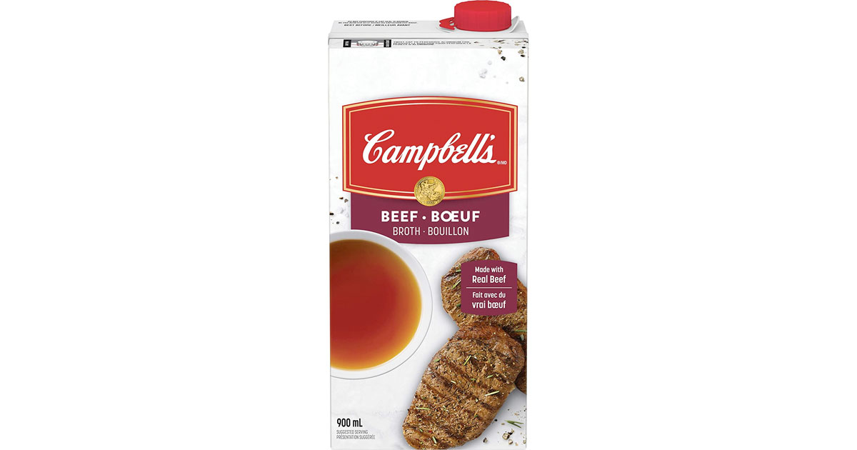Amazon：Campbell’s Beef Broth (900 ml) 只賣$0.94
