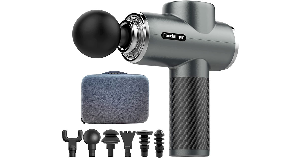 Amazon：Massage Gun (6 Heads)只賣$24.99