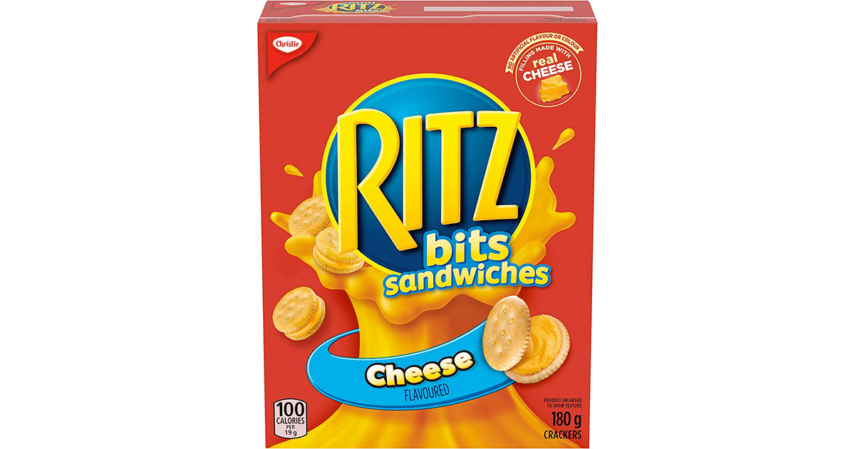 Amazon：Ritz Bits Crackers with Cheese (180g) 三盒只賣$7