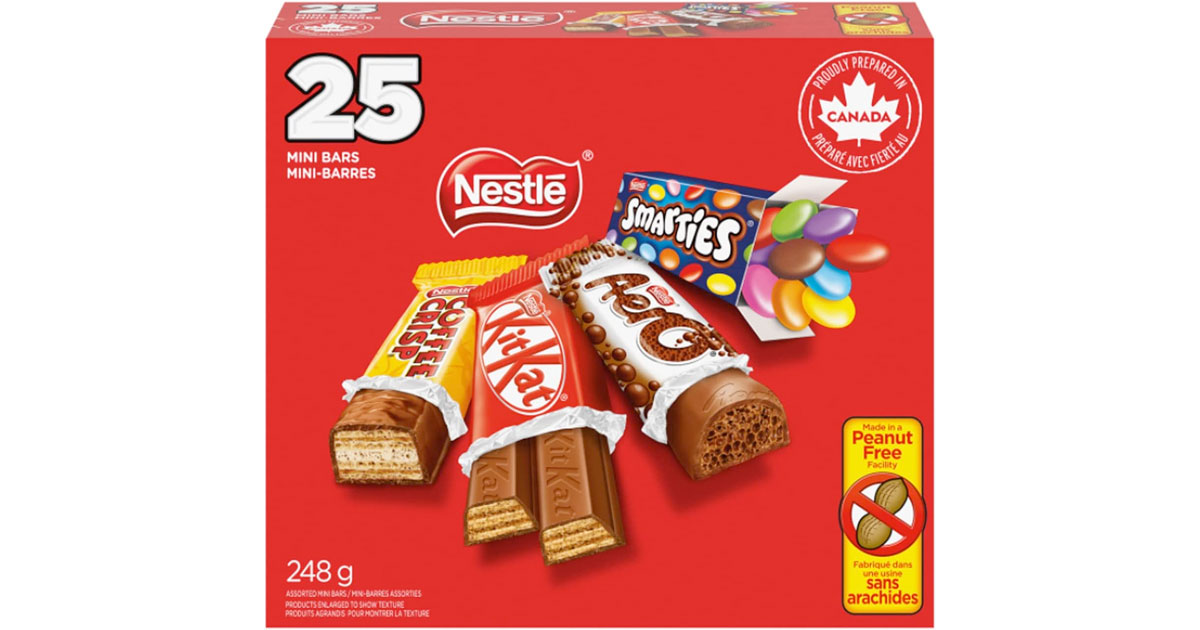 Amazon：Nestlé Assorted Mini Chocolate Bars (248g)只賣$4.97