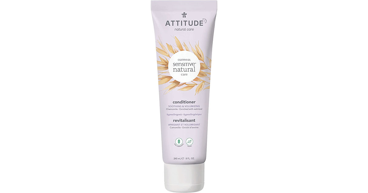 Amazon：ATTITUDE Soothing & Volumizing Conditioner for Sensitive Skin (240ml)只賣$5.49