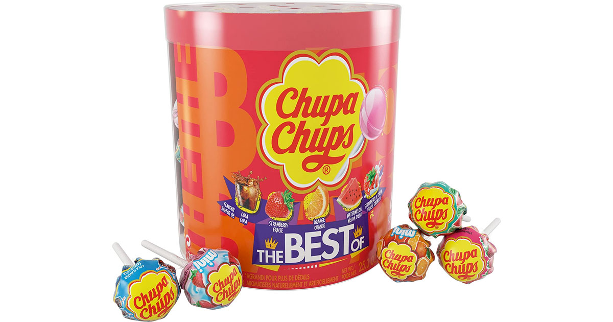 Amazon：Chupa Chups Lollipops (60 Count)只賣$6.30