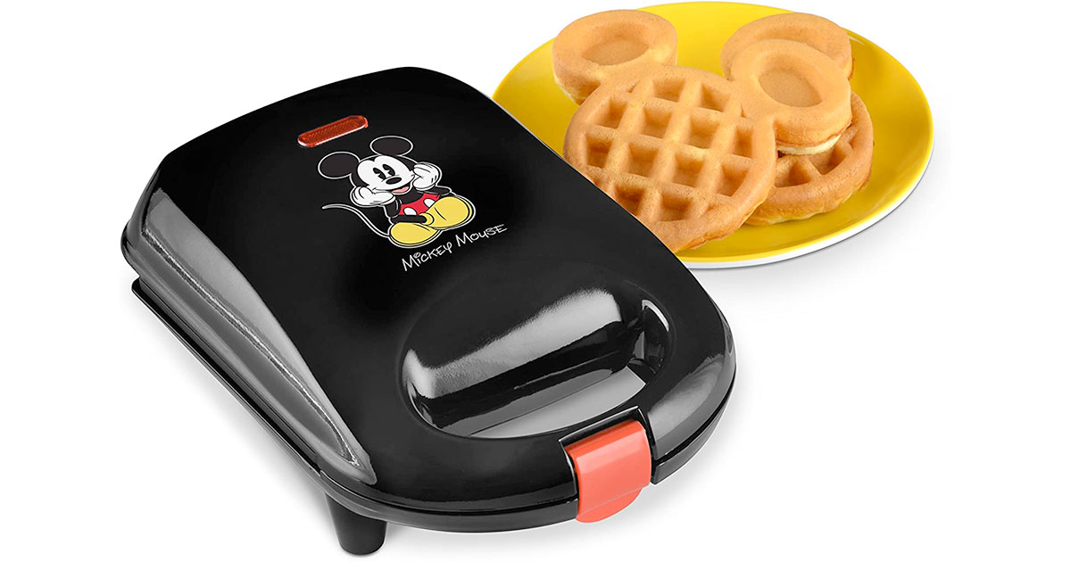 Amazon：Disney Mickey Mini Waffle Maker只賣$28.58
