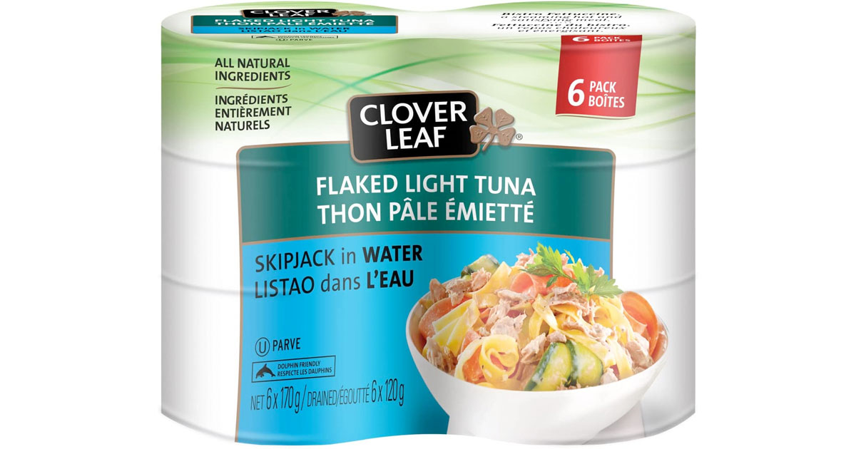 Amazon：Clover Leaf Flaked Light Tuna (6 Pack)只賣$5.82