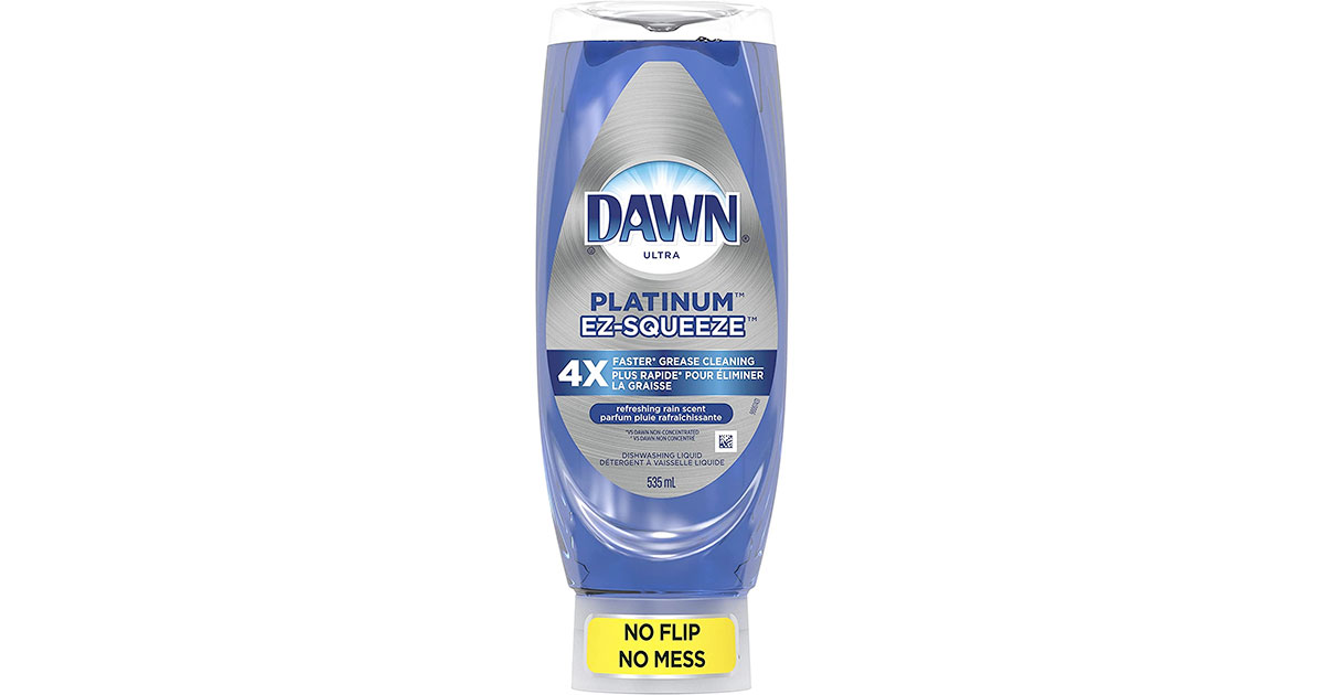 Amazon：Dawn Platinum Dish Soap (535ml)只賣$2.87