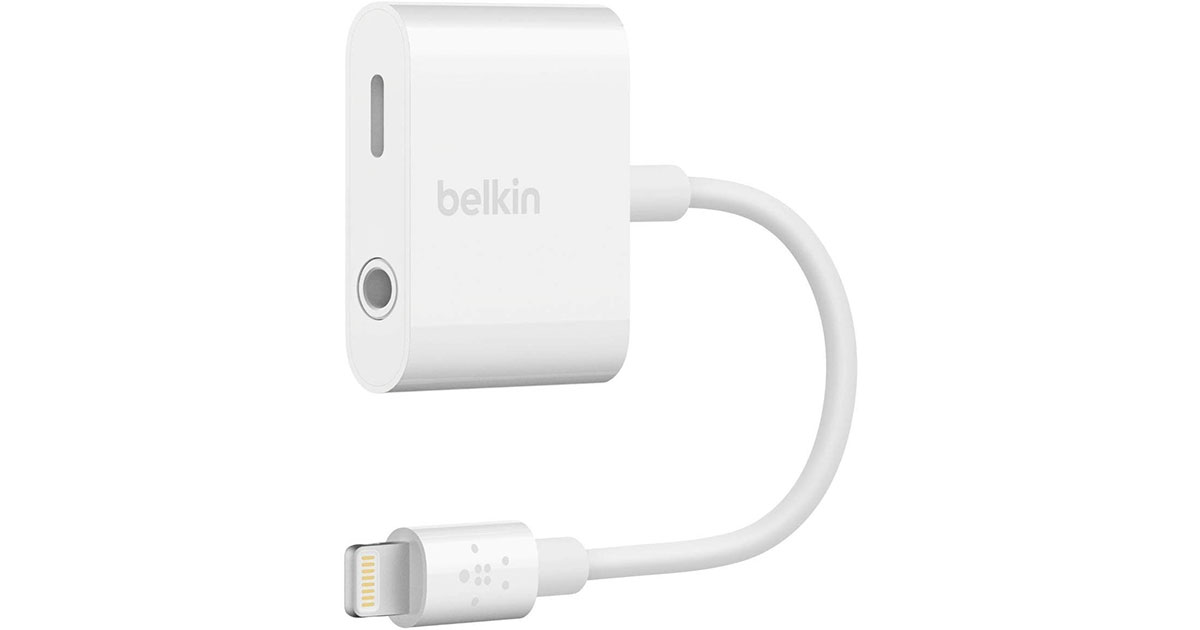 Amazon:Belkin 3.5 mm Audio + Charge Rockstar (for Lightning Cable)只賣$14.93
