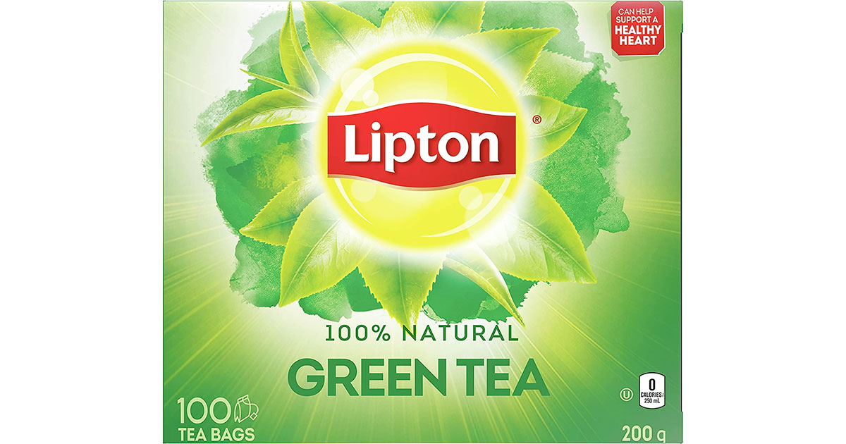 Amazon：Lipton Green Tea (100 tea bags)只賣$4.97