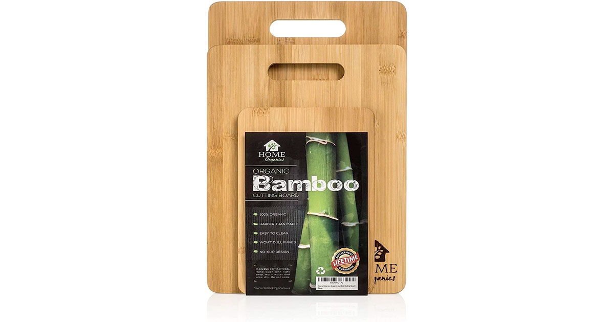Amazon：Bamboo Chopping Board Set只賣$15.29