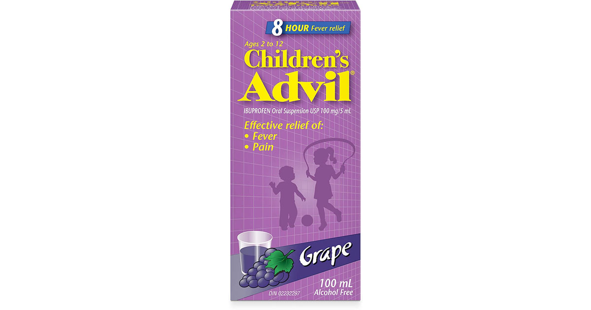 Amazon：Children’s Advil Oral Suspension (100ml)只賣$11.47