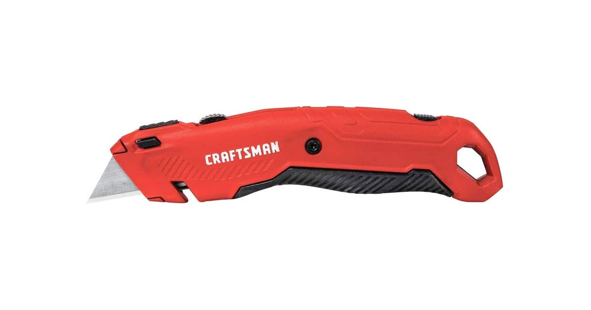 Amazon：CRAFTSMAN Utility Knife with Push Button Blade Change只賣$9.99