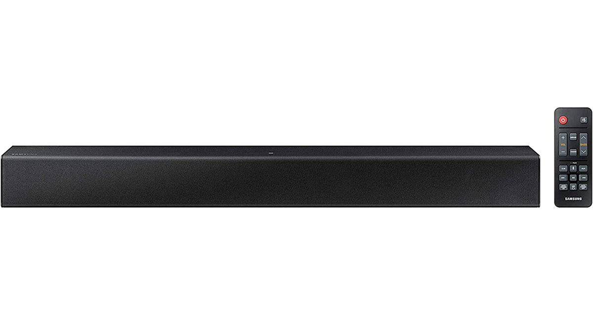 Amazon：Samsung Hw-t400/zc 2.0 40 Watt Sound Bar Speaker只賣$109.94