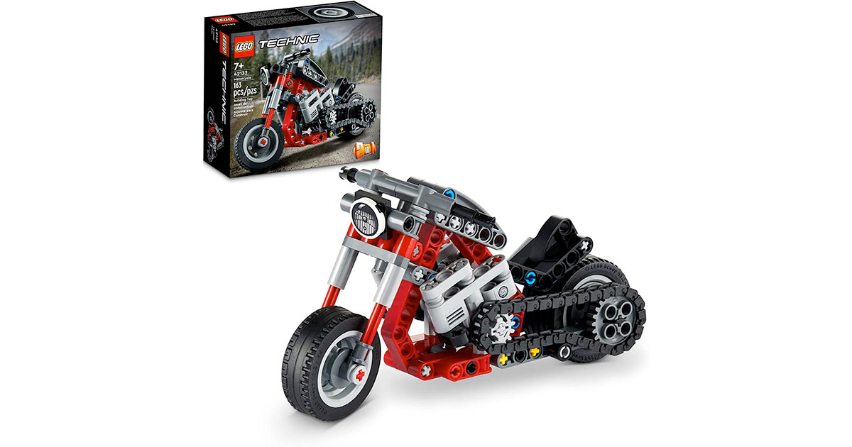 Amazon：LEGO Technic Motorcycle 42132 (160 pcs)只賣$13.59