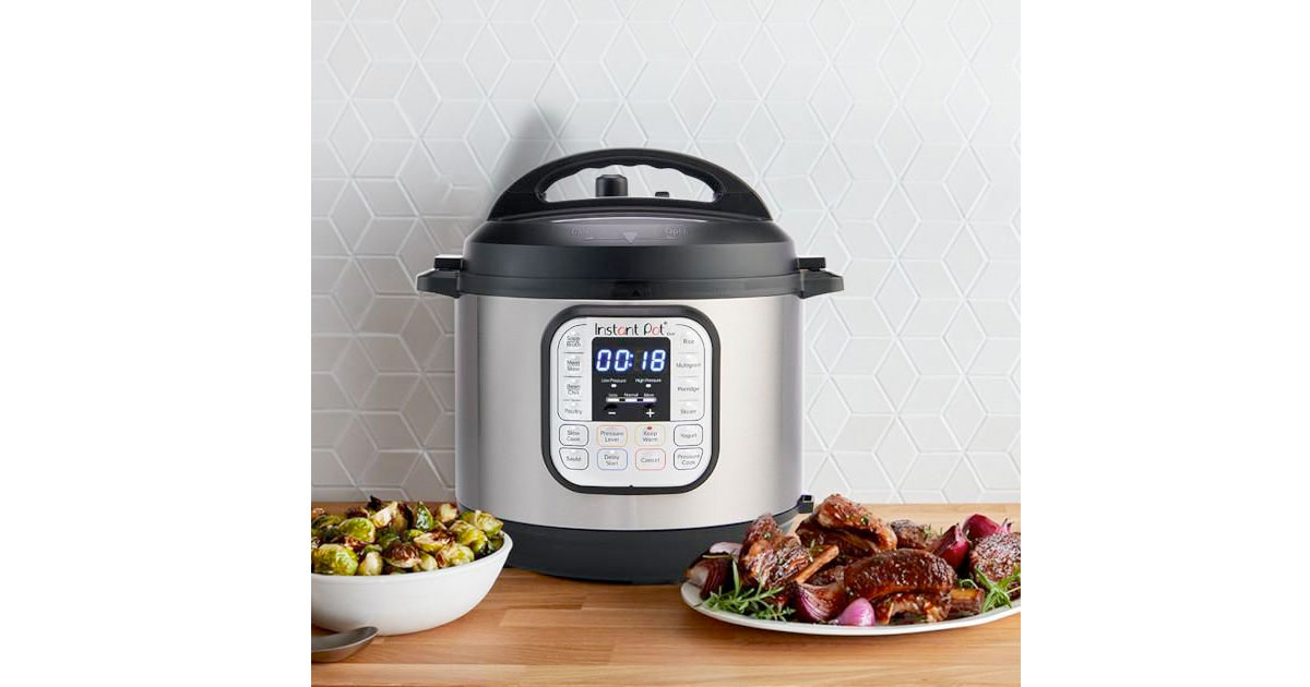 Walmart：Instant Pot Duo 6qt Electric Pressure Cooker只賣$58.88