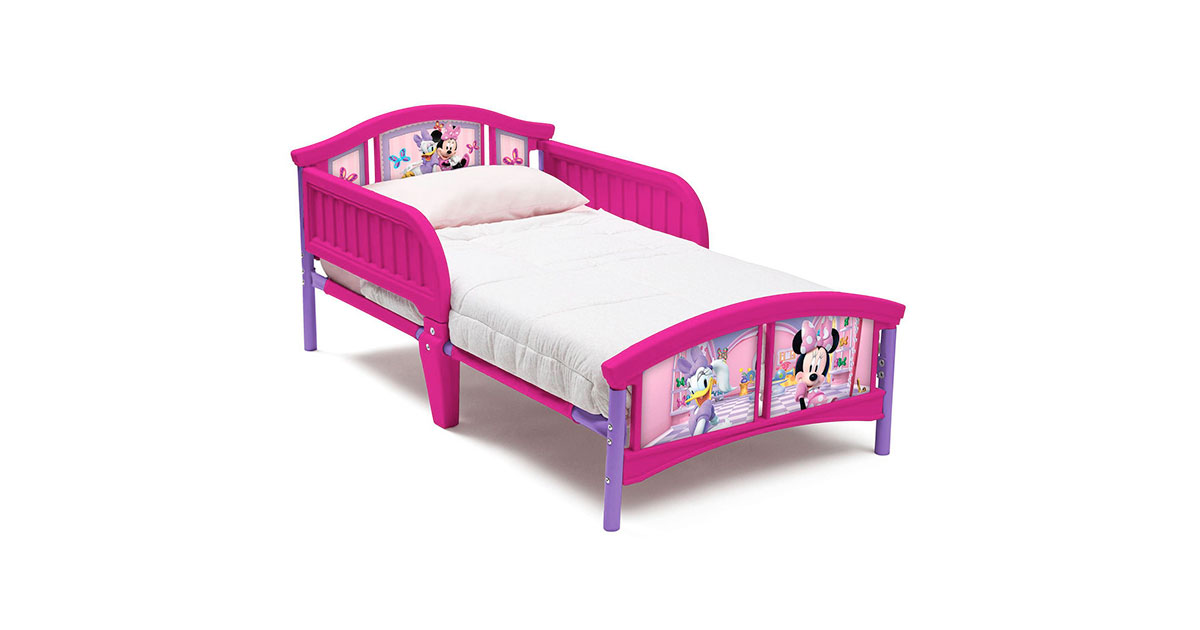 Walmart：Disney Minnie Mouse Plastic Toddler Bed只賣$59.97