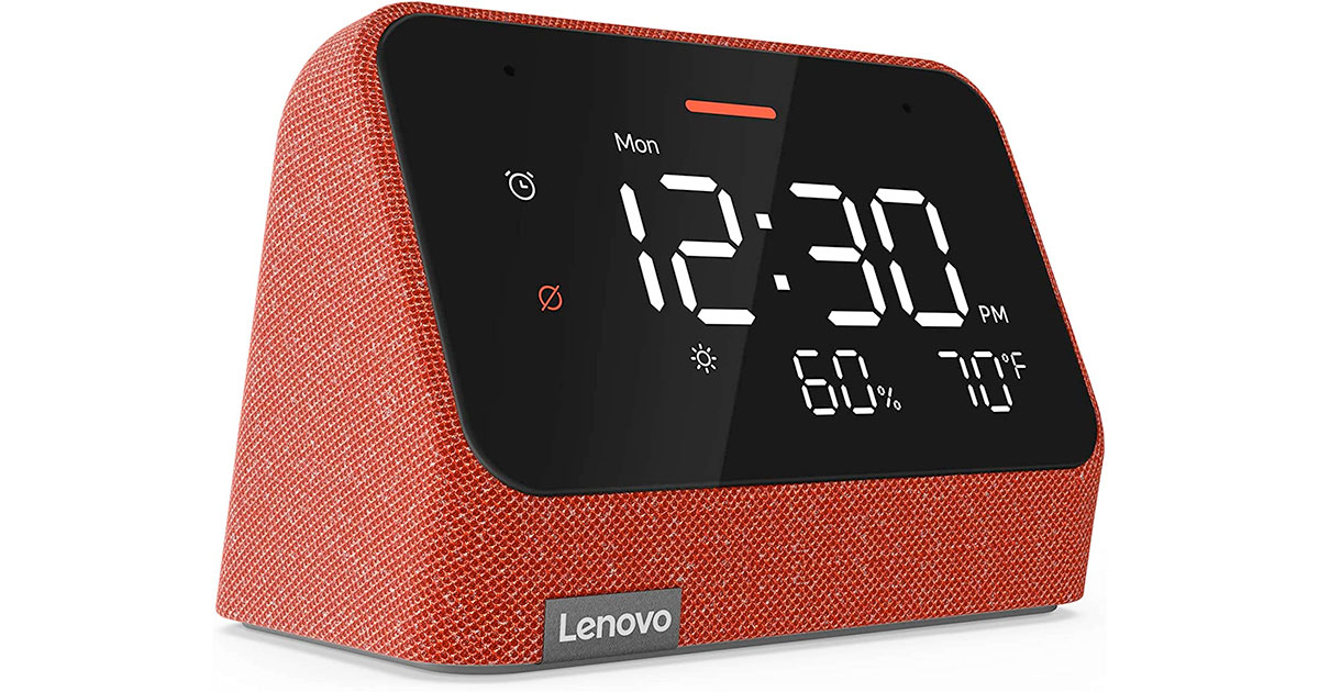 Amazon：Lenovo Digital Clock (Alexa built-in)只賣$19.97