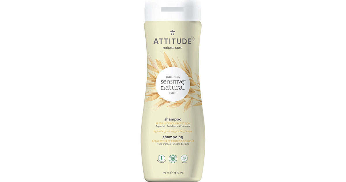 Amazon：ATTITUDE Shampoo for Sensitive Skin, Safe for Color-Treated Hair (473ml)只賣$5