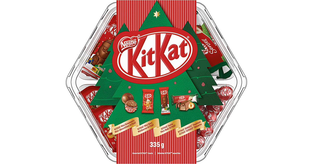Amazon：Nestlé KITKAT Assorted Chocolate and Candy Sharing Tray (355g)只卖$11.99
