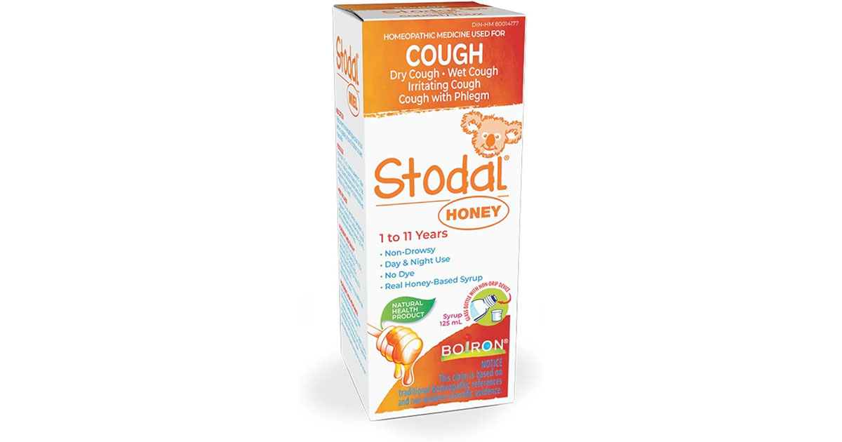 Amazon：Boiron Stodal Children’s Honey Dry & Wet Cough Syrup (125ml)只賣$8.99