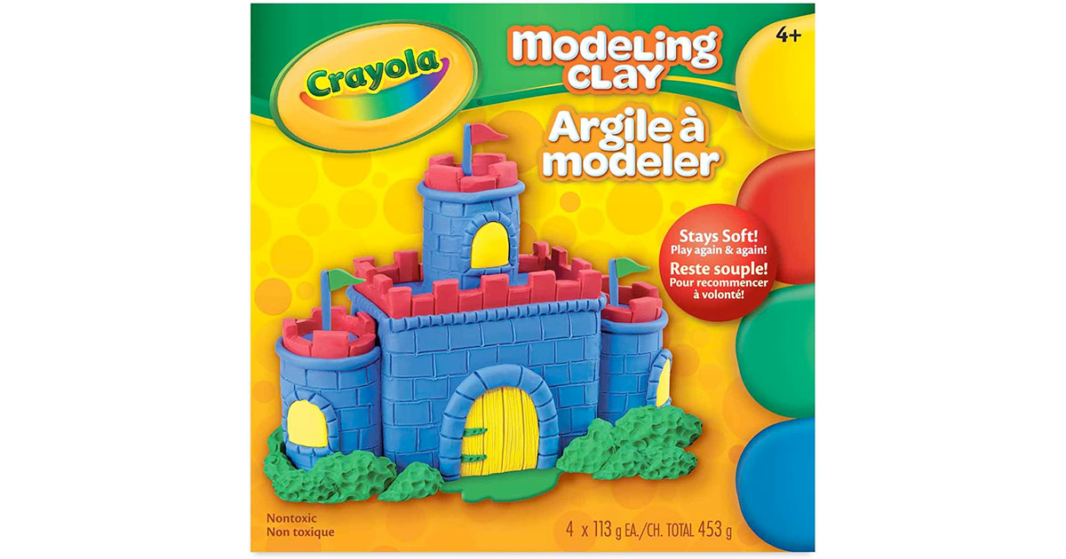 Amazon：Crayola Modeling Clay 4 Colours只賣$2.11