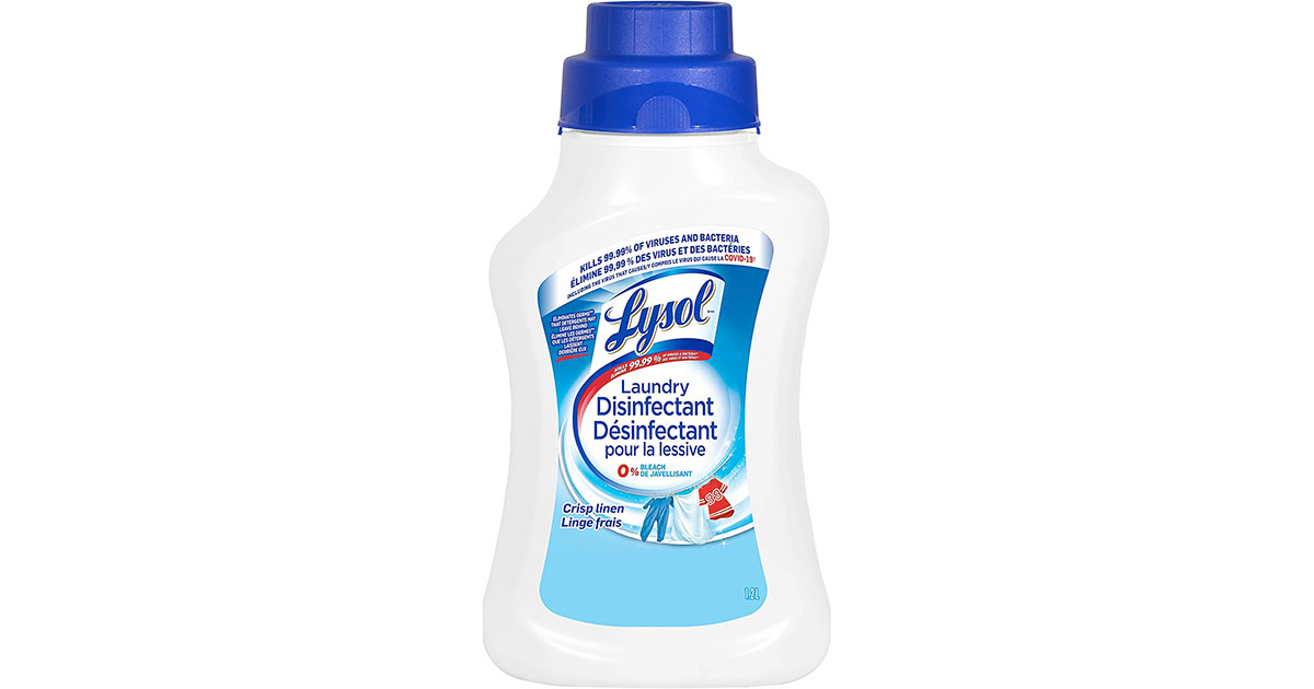 Amazon：Lysol Laundry Disinfectant (1.2L)只卖$5.59